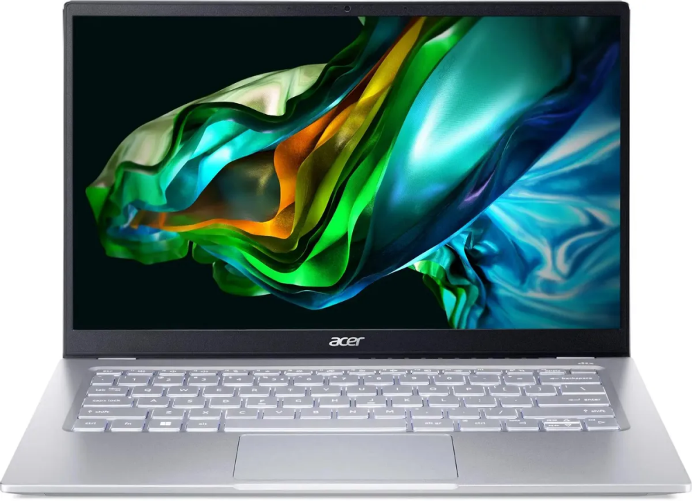 Ноутбук Acer Swift Go 14 SFG14-41 14 IPS 1920x1080, AMD Ryzen 7 7730U 2 ГГц, 16Gb RAM, 1Tb SSD, W11, серебристый (NX.KG3CD.002)