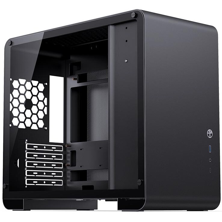 Корпус JONSBO U4 Mini, mATX, Mini-Tower, USB 3.0, USB Type-C, черный, без БП (PCC_JB_U4 Mini Black)