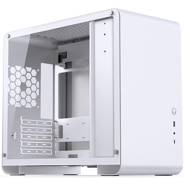 Корпус JONSBO U4 Mini, mATX, Mini-Tower, USB 3.0, USB Type-C, белый, без БП (PCC_JB_U4 Mini White)