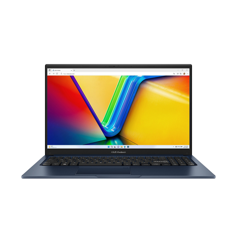 Дом и офис  E2E4 Ноутбук ASUS VivoBook 15 X1504ZA-BQ383 15.6 IPS 1920x1080, Intel Core i3 1215U 1.2 ГГц, 8Gb RAM, 512Gb SSD, без OC, темно-синий (90NB1021-M00K00)