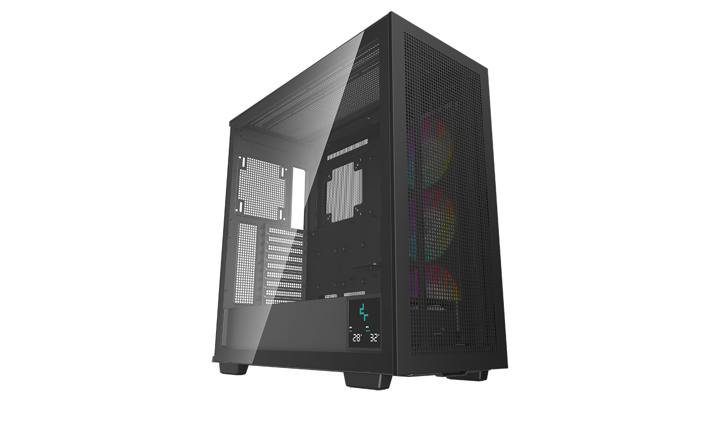 Корпус Deepcool MORPHEUS, EATX, Full-Tower, 4xUSB 3.0, USB Type-C, RGB подсветка, черный, без БП (R-MORPHEUS-BKAPA1-G-1)