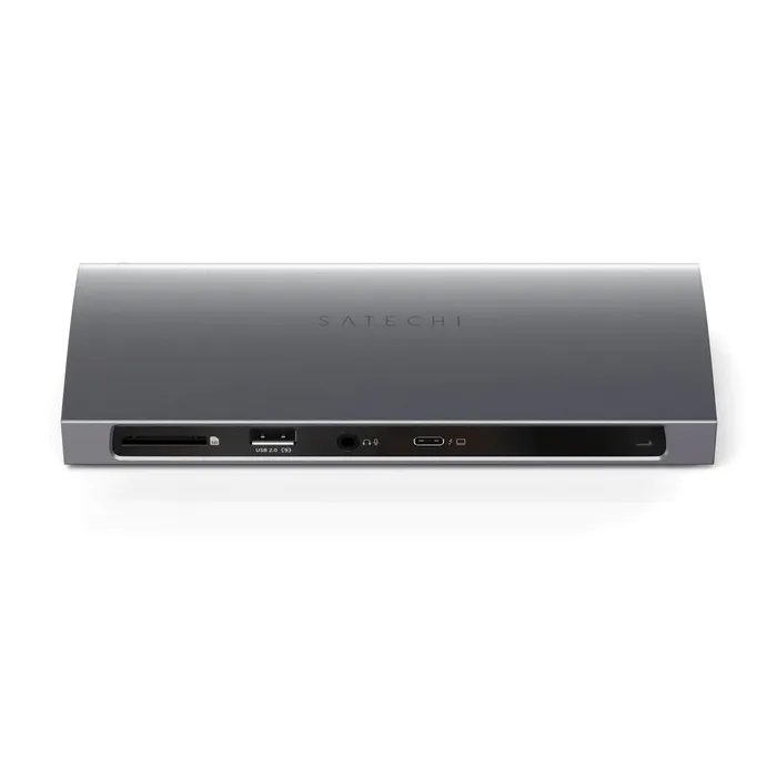  Док-станция Satechi для Apple, RJ-45 - 1; Thunderbolt - 4; USB 2.0 A - 1; USB 3.2 A - 3; 3.5мм - 1, серый (ST-UCT4DM-EU)