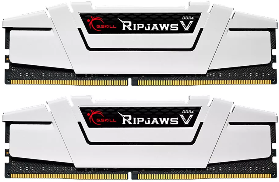 Комплект памяти DDR4 DIMM 32Gb (2x16Gb), 3600MHz, CL18, 1.35V, G.Skill, Ripjaws V (GS_F4-3600C18D-32GVW) Retail