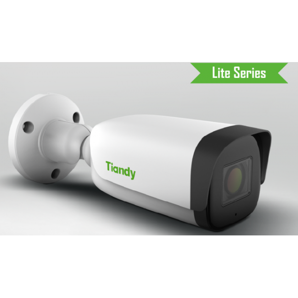 IP-камера TIANDY 2.8 мм - 12 мм, уличная, корпусная, 2Мпикс, CMOS, до 1920x1080, до 30 кадров/с, ИК подсветка 80м, POE, -40 °C/+60 °C, белый (TC-C32UN I8/A/E/Y/M/2.8-12mm)