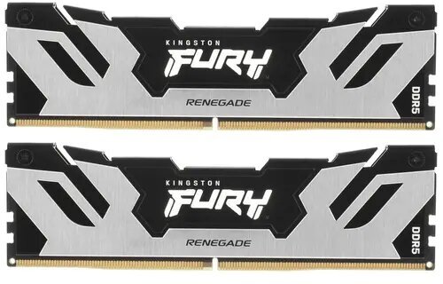 Комплект памяти DDR5 DIMM 48Gb (2x24Gb), 6400MHz, CL32, 1.4V, Kingston, FURY Renegade (KF564C32RSK2-48) Retail