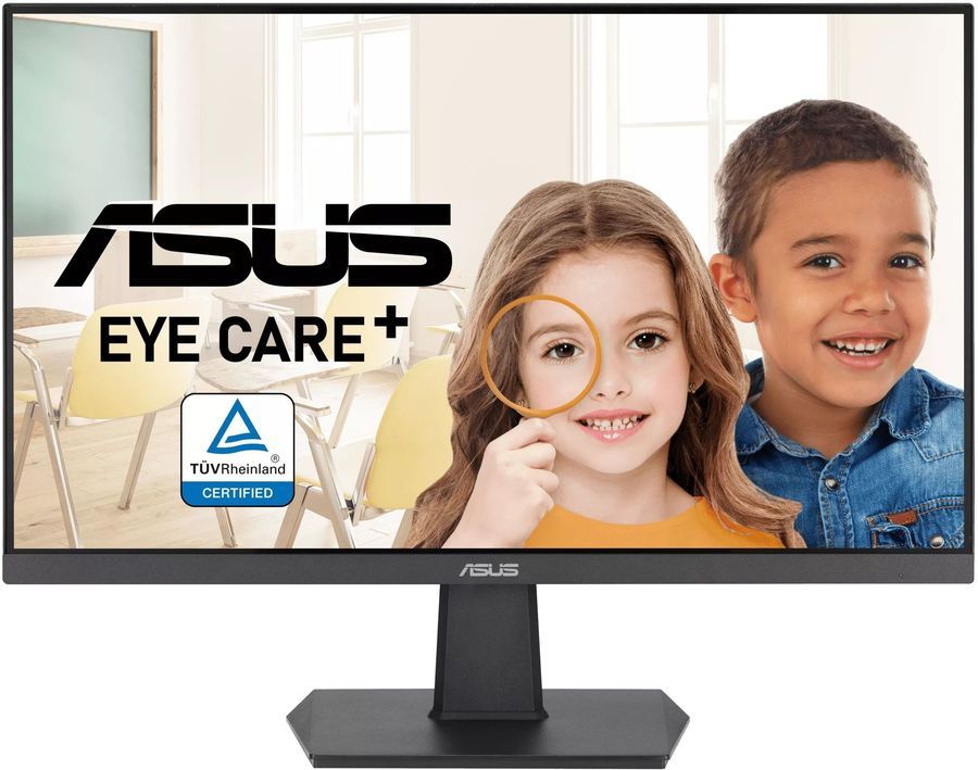 Монитор 23.8 ASUS Eye Care+ VA24EHF IPS, 1920x1080 (16:9), 250кд/м2, 100 Гц, 1 мс, 178°/178°, HDMI, черный