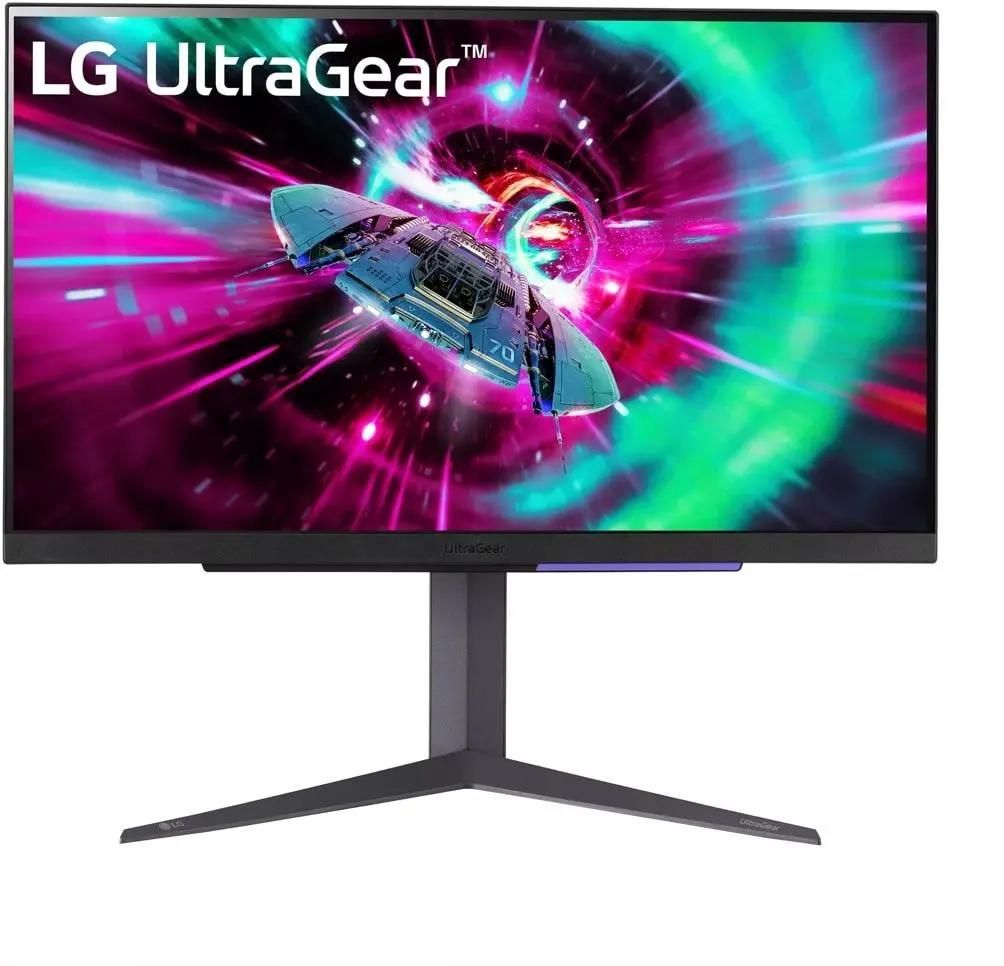 Монитор 27 LG UltraGear 27GR93U-B IPS, 3840x2160 (16:9), 320кд/м2, 144 Гц, 1 мс, 178°/178°, HDMI, DisplayPort, USB-Hub, черный (27GR93U-B.ARUZ)