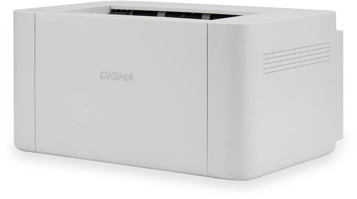 Принтер лазерный Digma DHP-2401, A4, ч/б, 24 стр/мин (A4 ч/б), 600x600 dpi, USB, белый (DHP-2401)