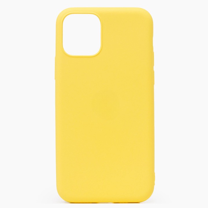Чехол-накладка ORG Full Soft Touch для смартфона Apple iPhone 11 Pro, силикон, желтый (114990)