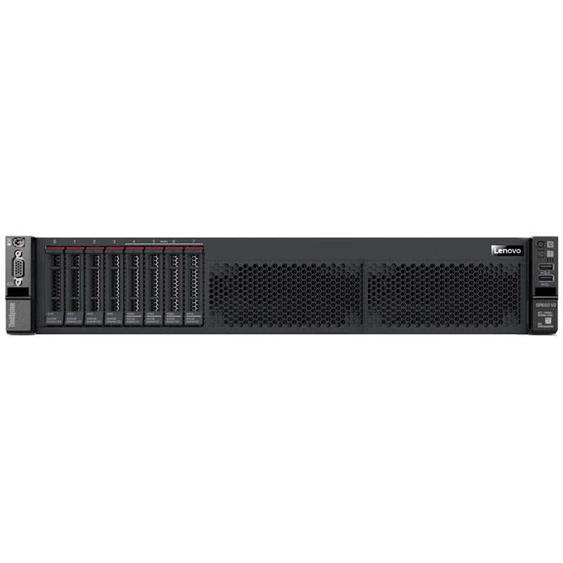 Сервер Lenovo ThinkSystem SR650 V2, 2xIntel Xeon Silver 4316, 2x32Gb RAM, noHDD, 8x2.5 HS, 9350-8i, noDVD, 4xGLAN, XCC Standard, 2x750 Вт (up2), 2U (7Z73T0TU00/2)