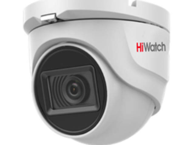 Камера HD-TVI HiWatch DS-T503A(B) 2.8 мм уличная, купольная, 5Мпикс, CMOS, до 20 кадров/с, до 2560x1944, ИК подсветка 30 м, -40 - +60, белый