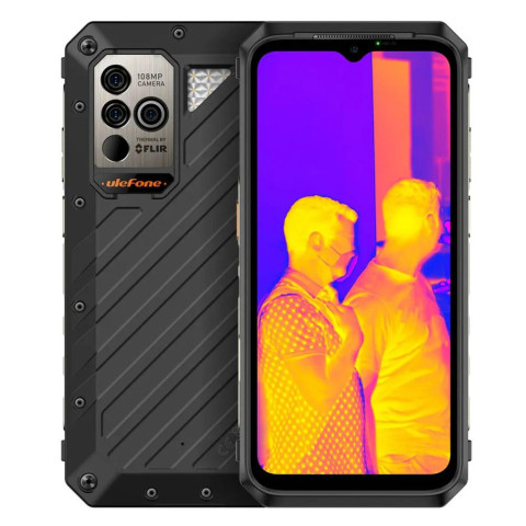 Смартфон Ulefone Armor 19T, 6.58 1080x2408 IPS, MediaTek Helio G99, 12Gb RAM, 256Gb, 3G/4G, NFC, Wi-Fi, BT, 3xCam, 2-Sim, 9.6 А·ч, USB Type-C, Android 12, черный, ударопрочный корпус (6937748735298)