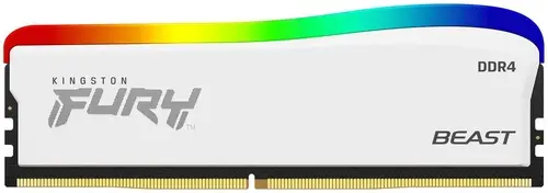 Память DDR4 DIMM 16Gb, 3200MHz, CL16, 1.35V, Kingston, FURY Beast White RGB SE (KF432C16BWA/16) Retail