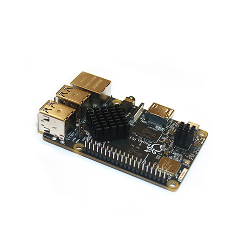 Микрокомпьютер Repka Pi 3, Allwinner H5 1.4 ГГц, 2Gb DDR3, LAN, WiFi, BT, 4xUSB 2.0, HDMI, Linux, черный (1250323411)