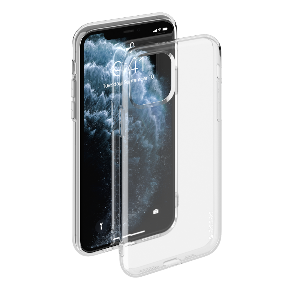 Чехол-накладка Deppa Gel для смартфона Apple iPhone 11 Pro Max, прозрачный (31181)