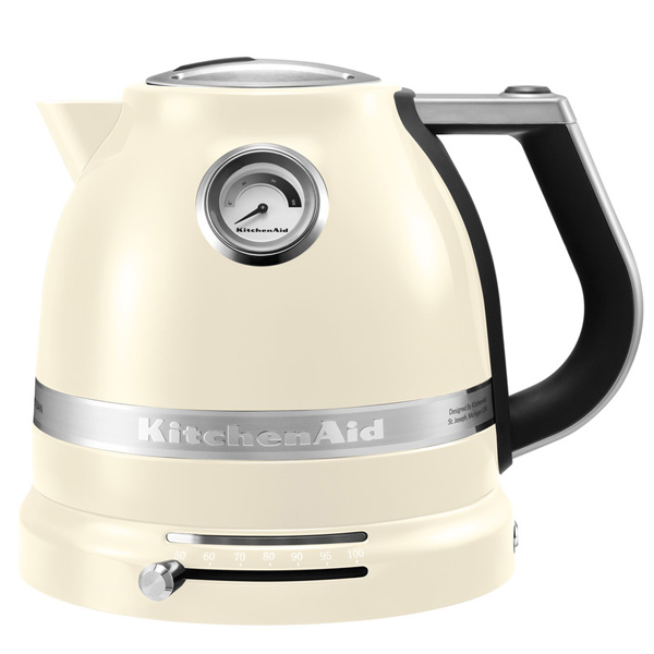  Чайник электрический KitchenAid 5KEK1522EAC 1.5л. 2.4 кВт, алюминий, кремовый