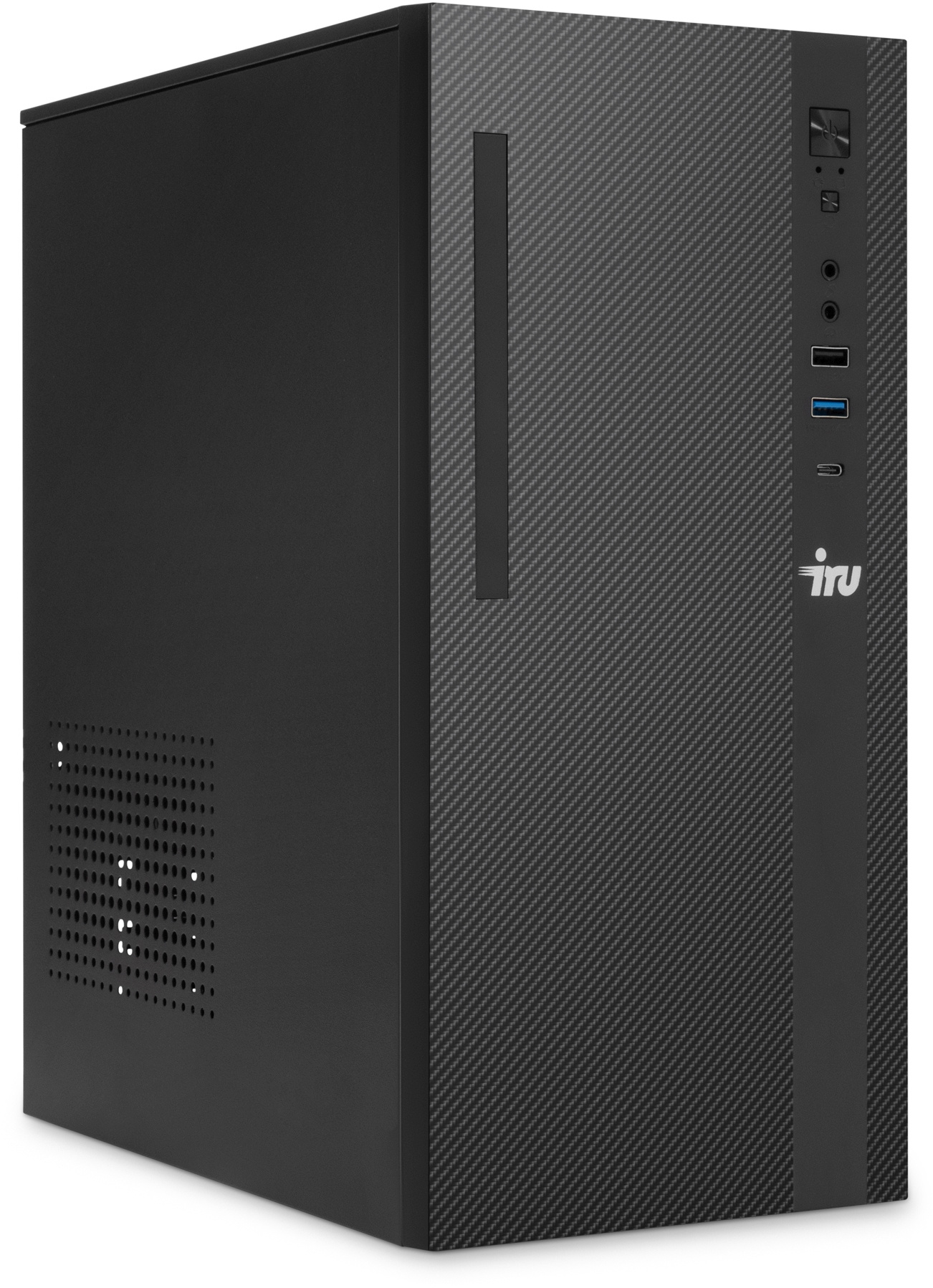 Системный блок IRU 310SC MT, Intel Core i3 12100 3.3 ГГц, 16Gb RAM, 256Gb SSD, W11Pro, черный (1969053), Retail