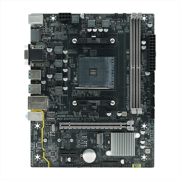 Материнская плата AFOX A520D4-MA-V4, SocketAM4, AMD A520, 2xDDR4, PCI-Ex16, 4SATA3, 5.1-ch, GLAN, 4 USB 3.0, VGA, HDMI, mATX, Retail