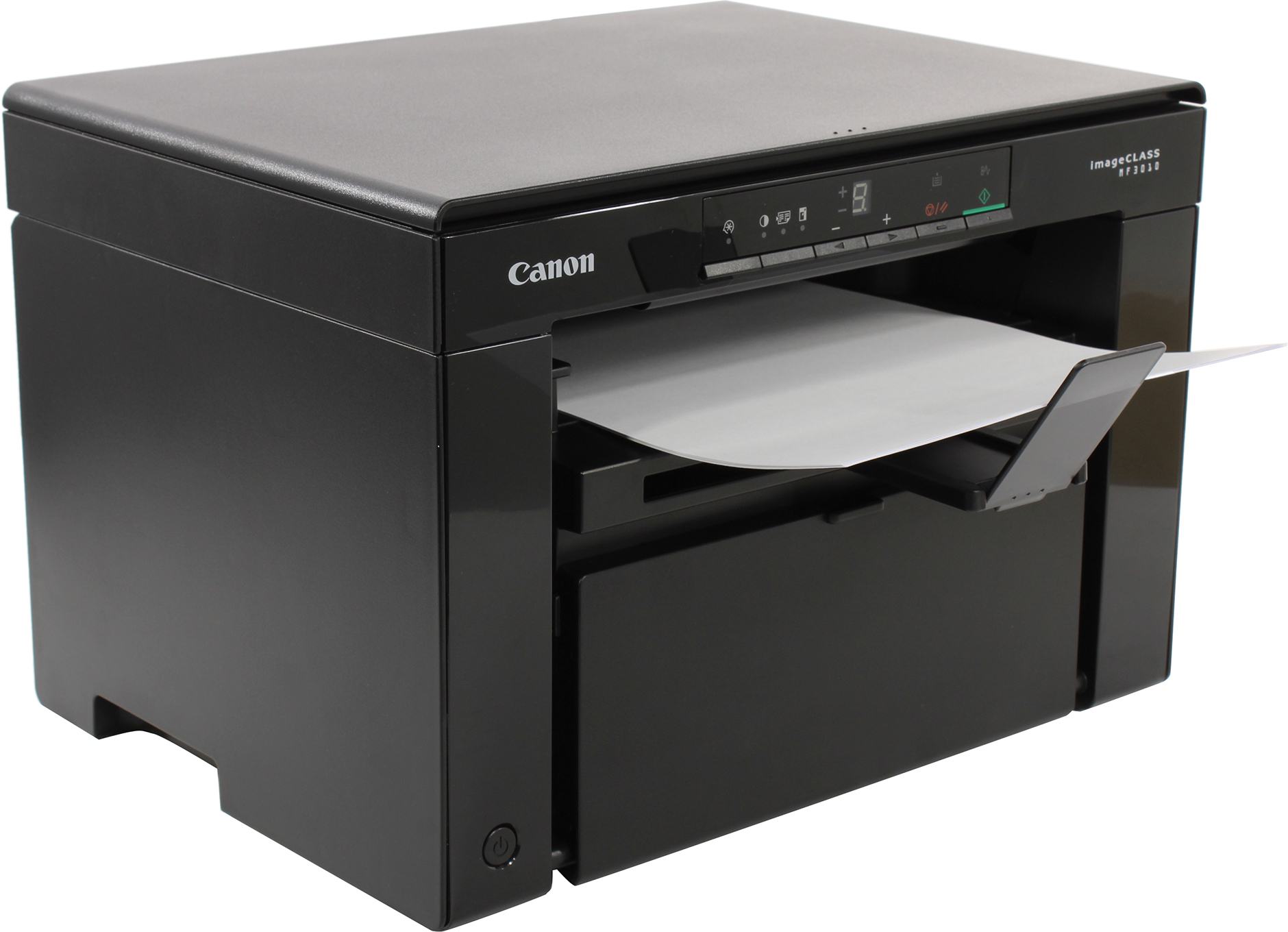 МФУ лазерный Canon imageCLASS MF3010, A4, ч/б, 18 стр/мин (A4 ч/б), 1200x600 dpi, USB, черный (5252B007/5252B008/5252B011)