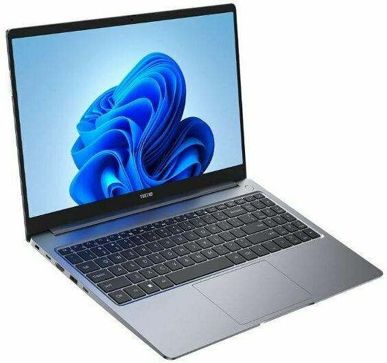 Ноутбук Tecno MegaBook T1 T15AA 15.6 1920x1080, Intel Core i5 12450H 2 ГГц, 16Gb RAM, 512Gb SSD, W11, серый (T1 i5 16 + 512G Grey Win T15AA)