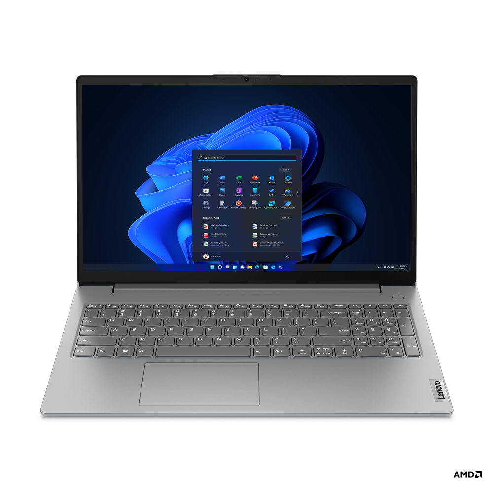 Ноутбук Lenovo V15 AMN G4 15.6 1920x1080, AMD Ryzen 3 7320U 2.4 ГГц, 8Gb RAM, 512Gb SSD, без OC, серый (82YU00W6IN) Английская клавиатура!, без EU кабеля питания