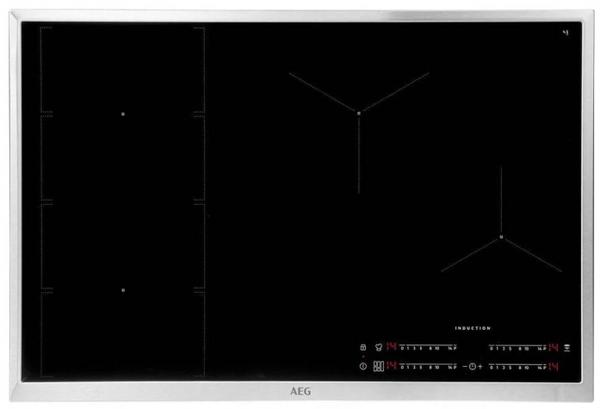  Индукционная варочная панель AEG IKE84471XB, 4 конфорки, черный (IKE84471XB)