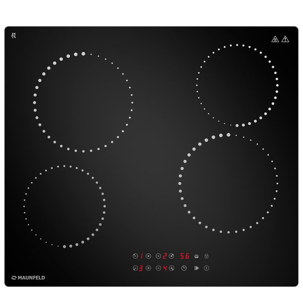  Электрическая варочная панель Maunfeld CVCE594PBK, 4 конфорки, черный (КА-00021773)