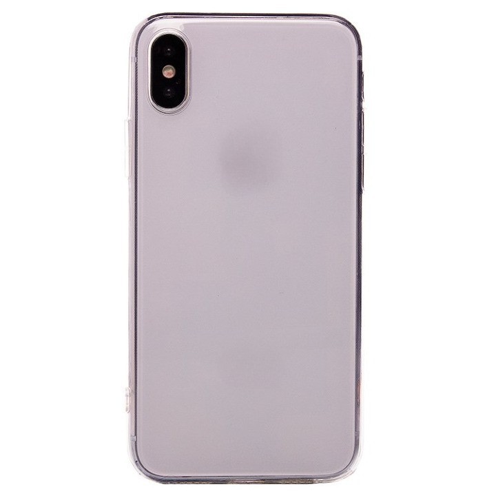   E2E4 Чехол-накладка Ultra Slim для смартфона Apple iPhone X/XS, силикон, прозрачный (74306)
