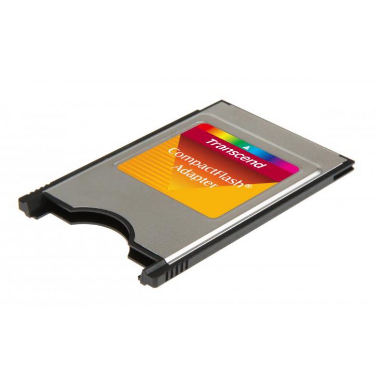 Считыватели карт памяти  E2E4 Картридер внутренний Transcend TS0MCF2PC, Compact Flash, PCMCIA, серебристый