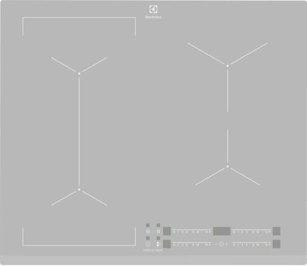  Индукционная варочная панель ELECTROLUX EIV63440BS, 4 конфорки, белый (EIV63440BS)