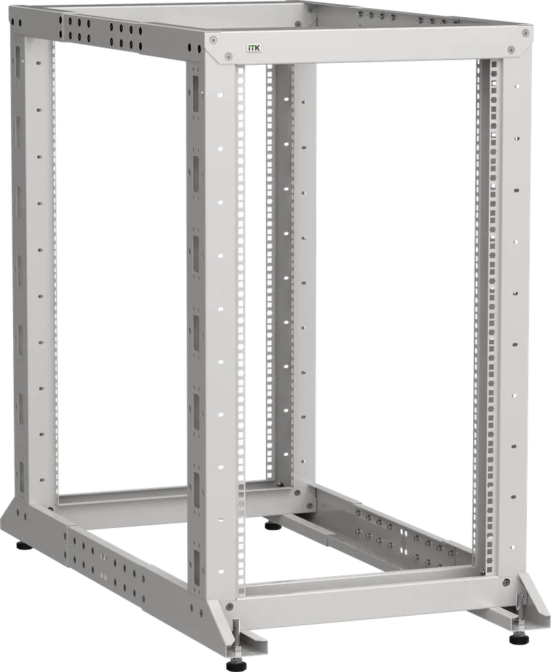  Стойка 33U, двухрамная, 600x1000 мм, серый, разборный, ITK LINEA F LF35-33U61-2GM (LF35-33U61-2GM)