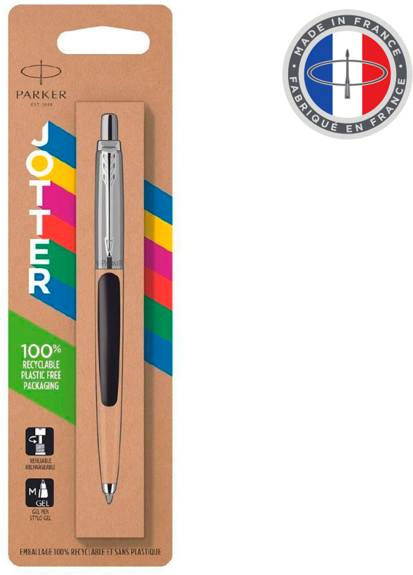 Ручка шариковая автомат Parker Jotter Originals K60, цвет чернил: синий, нержавеющая сталь, пластик, блистер (CW2096873)