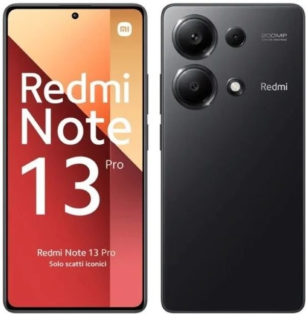 Смартфон Xiaomi Redmi Note 13 Pro, 6.67 1080x2400 AMOLED, MediaTek Helio G99 Ultra, 8Gb RAM, 256Gb, 3G/4G, NFC, Wi-Fi, BT, 3xCam, 2-Sim, 5000 мА⋅ч, USB Type-C, Android 13, черный (MZB0FX1RU/52853)