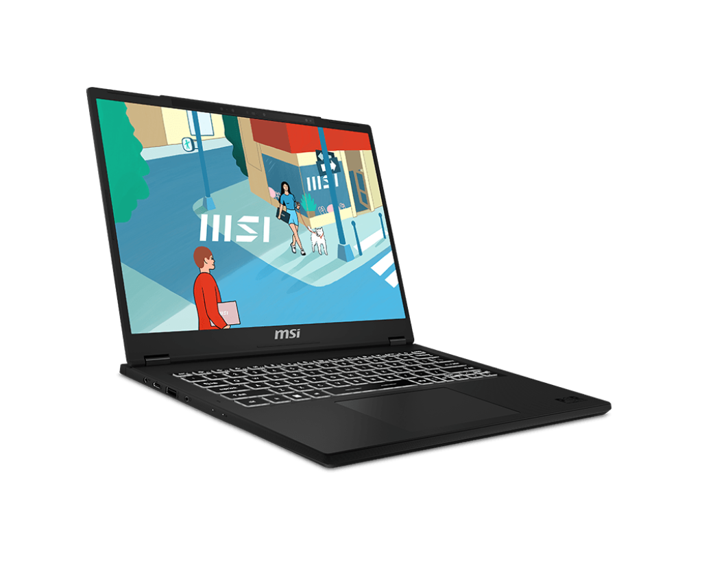 Ноутбук MSI Modern 14 H 14 IPS 1920x1200, Intel Core i5 13420H 2.1 ГГц, 16Gb RAM, 512Gb SSD, без OC, черный (9S7-14L112-088)