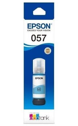 Чернила Epson 057, 70 мл, светло-голубой, оригинальные для Epson L18050 (C13T09D598)