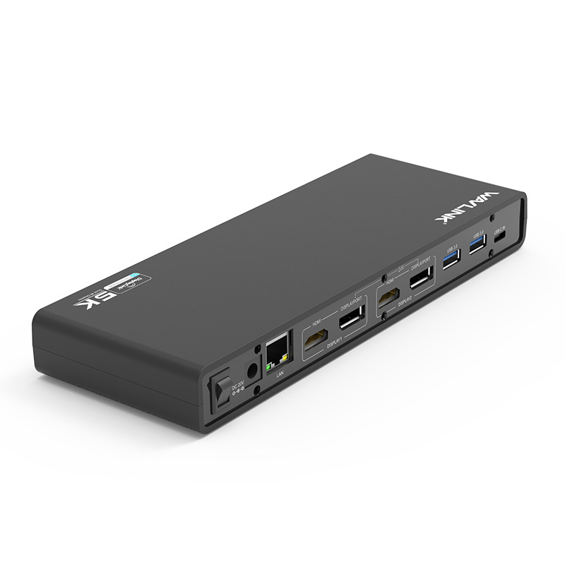   E2E4 Док-станция WAVLINK UG69DK1, 3840x2160 (4K), USB Type-C, черный (WL-UG69DK1)