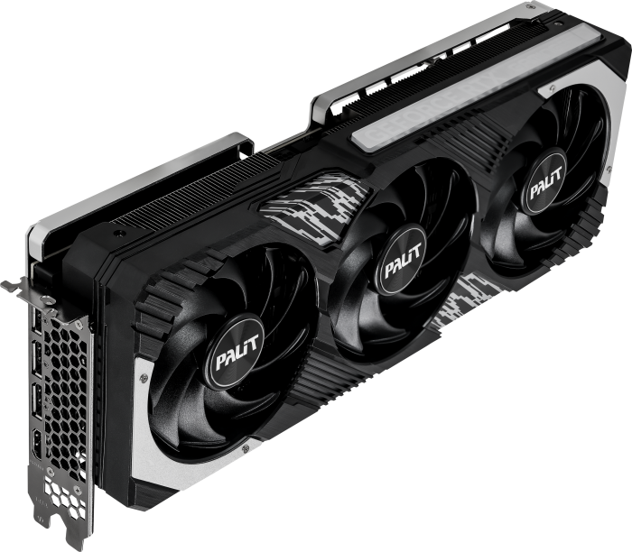 Видеокарта Palit NVIDIA GeForce RTX 4080 Super GamingPro, 16Gb GDDR6X, 256 бит, PCI-E, HDMI, 3DP, Retail (NED408S019T2-1032A)