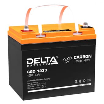 Аккумуляторная батарея для ИБП Delta Carbon Series CGD 1233, 12V, 33Ah (CGD 1233)