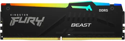 Память DDR5 DIMM 8Gb, 6000MHz, CL36, 1.35V, Kingston, FURY Beast RGB EXPO (KF560C36BBEA-8) Retail