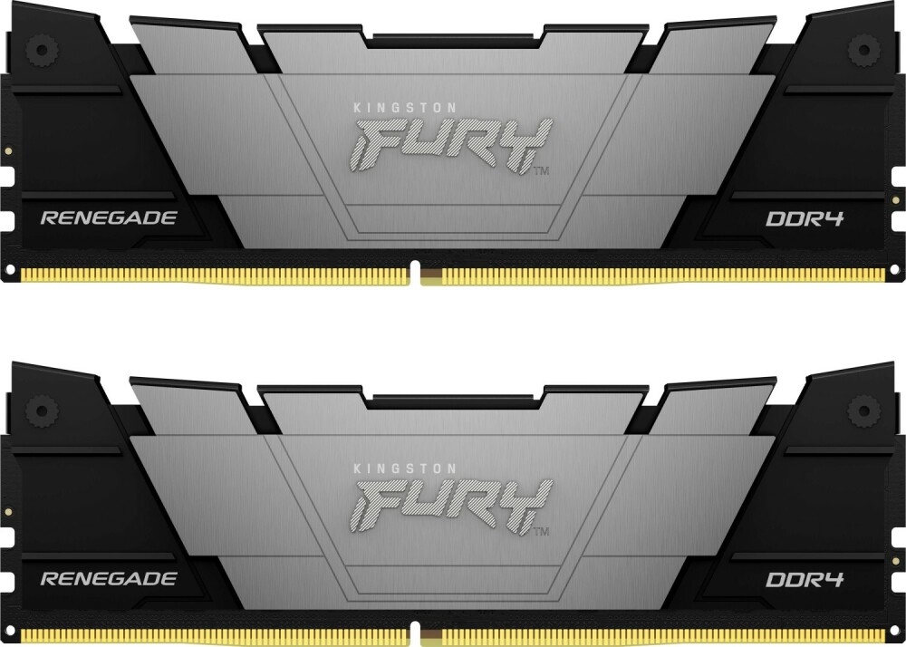 Комплект памяти DDR4 DIMM 16Gb (2x8Gb), 4000MHz, CL19, 1.35V, Kingston, FURY Renegade Black (KF440C19RB2K2/16) Retail