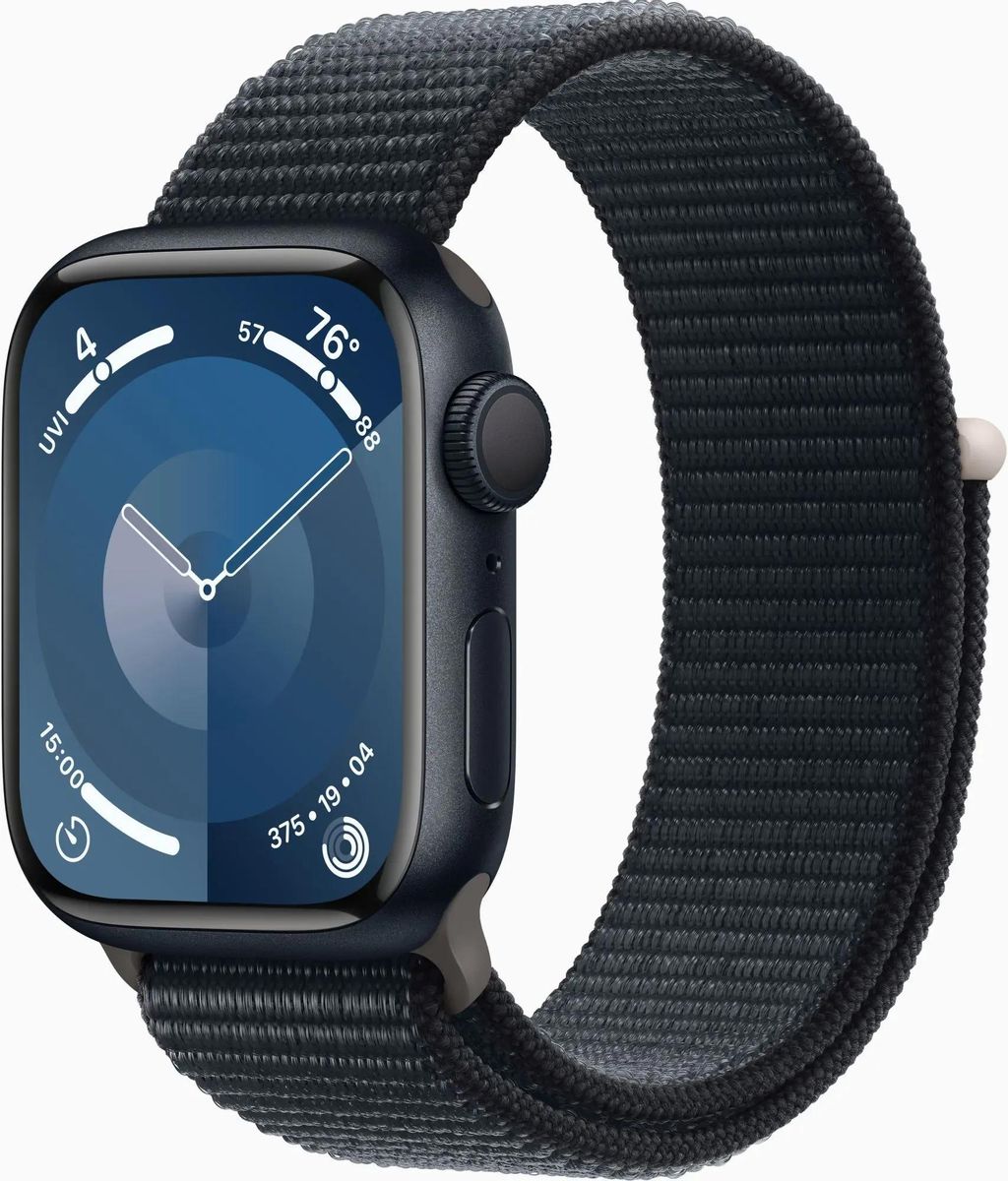 Смарт-часы Apple Watch Series 9 A2978 41мм OLED, темная ночь (MR9L3LL/A / MT9M3AM/A)