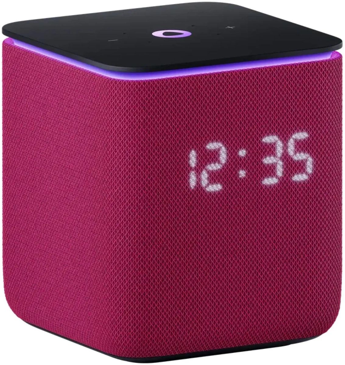 Умная колонка Яндекс Станция Миди, 24 Вт, Алиса, LED-экран, WiFi, Bluetooth, ZigBee, малиновый (YNDX-00054PNK)