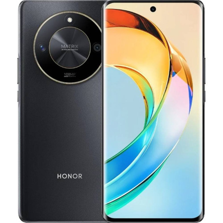 Смартфон Honor X9b, 6.78 1200x2652 AMOLED, Qualcomm Snapdragon 6 Gen1, 12Gb RAM, 256Gb, 3G/4G/5G, NFC, Wi-Fi, BT, 3xCam, 2-Sim, 5.8 А·ч, USB Type-C, Android 13, черный (5109AWUP)