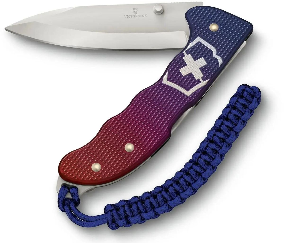 Нож перочинный 5 в 1, синий/красный, VICTORINOX Evoke Alox (0.9415.D221)