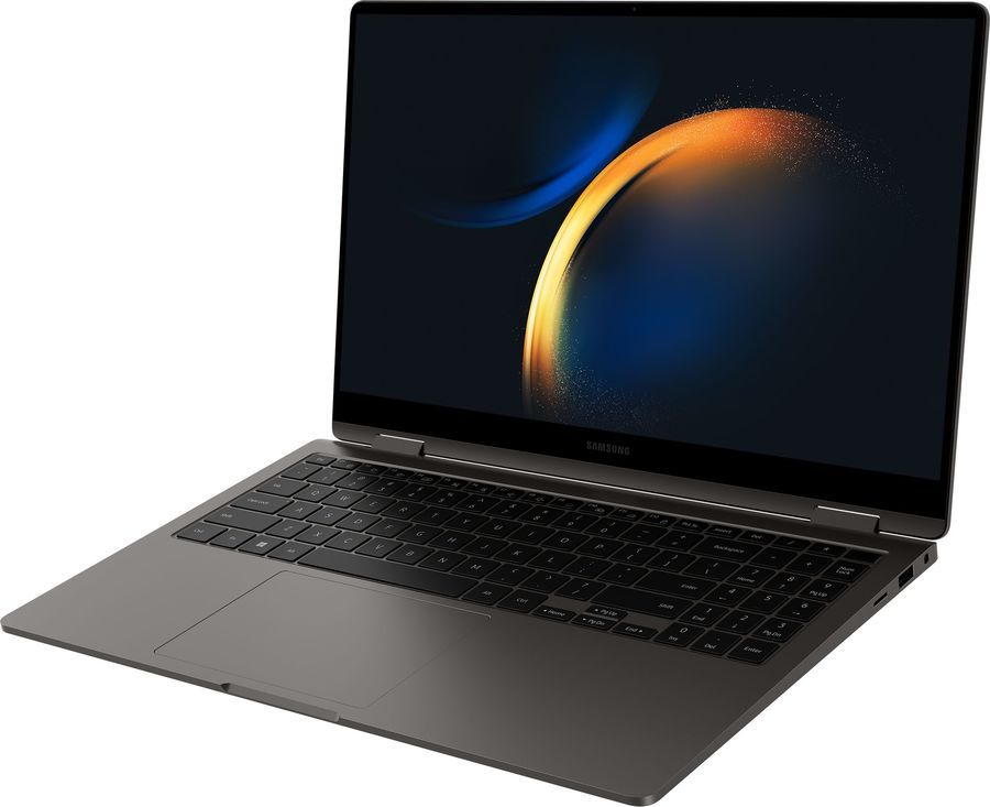 Ноутбук SAMSUNG Galaxy Book 3 360 NP750 15.6 AMOLED 1920x1080 Touch, Intel Core i7 1360P 2.2 ГГц, 16Gb RAM, 1Tb SSD, W11, темно-серый (NP750QFG-KA1US)