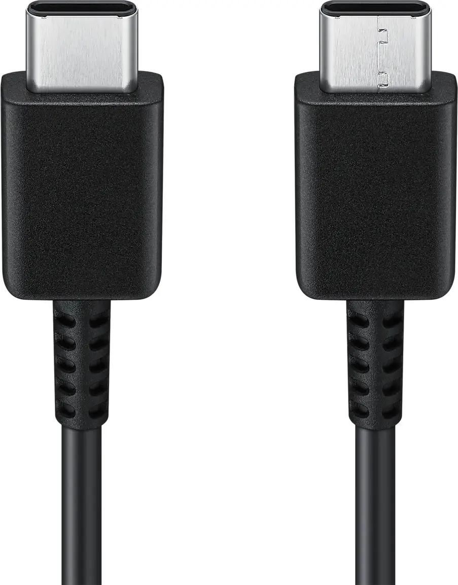 Кабель USB Type-C-USB Type-C, быстрая зарядка, 3А, 60 Вт, 1 м, черный, Samsung EP-DA705 (EP-DA705BBEGWW)