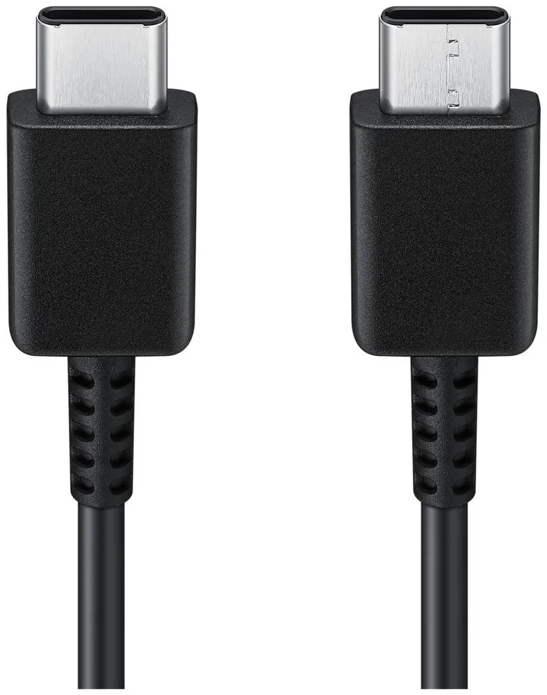 Кабель USB Type-C-USB Type-C, быстрая зарядка, 5А, 100 Вт, 1 м, черный, Samsung EP-DN975 (EP-DN975BBEGWW)