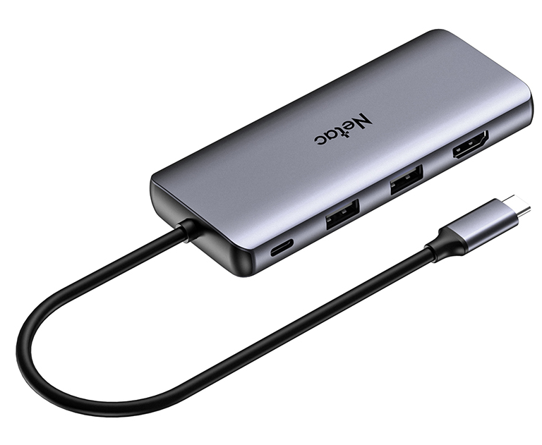  Док-станция Netac WF15, USB Type-C, серый (NT08WF15-30GR)