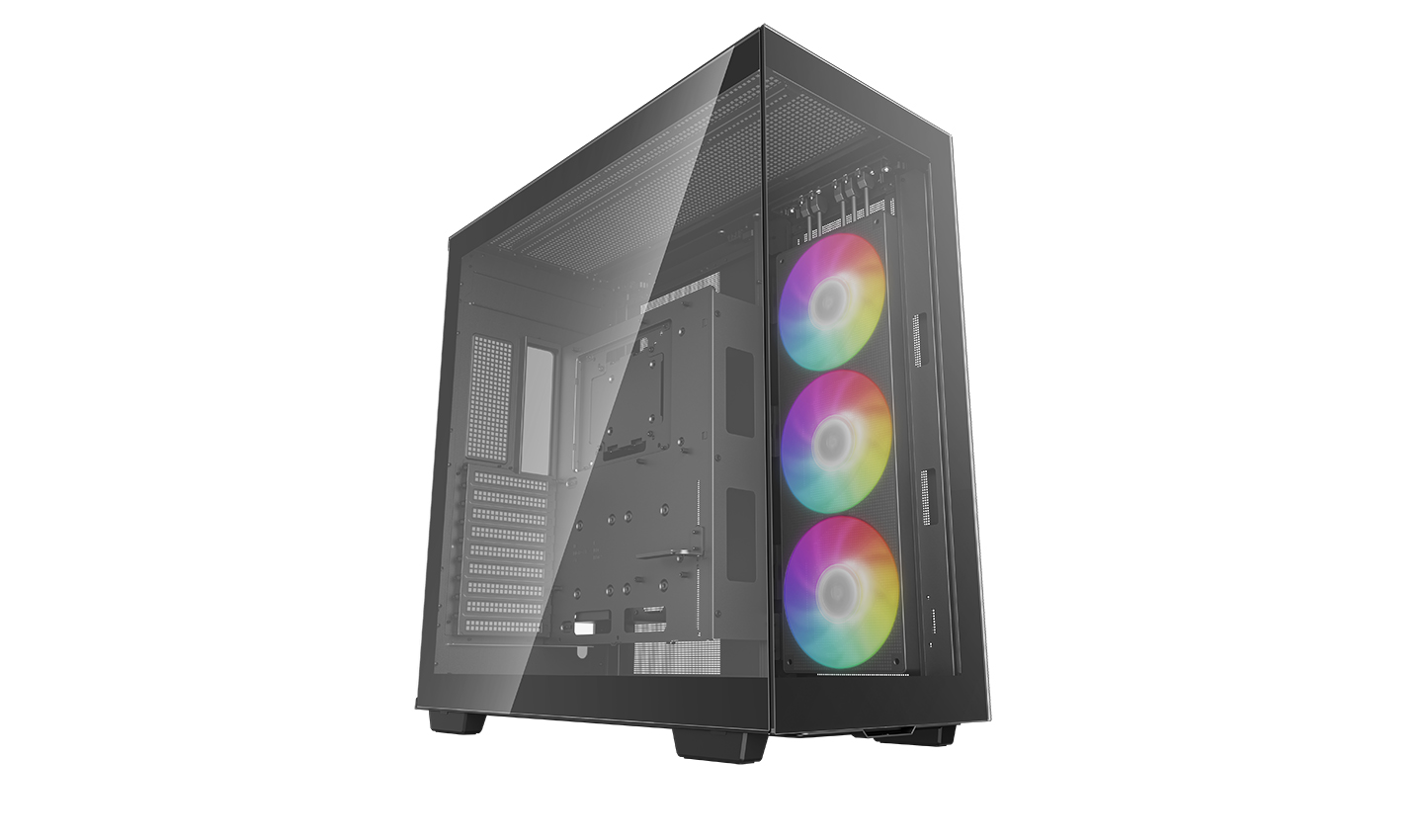 Корпус Deepcool CH780, EATX, Full-Tower, 4xUSB 3.0, USB Type-C, RGB подсветка, черный, без БП (R-CH780-BKADE41-G-1)