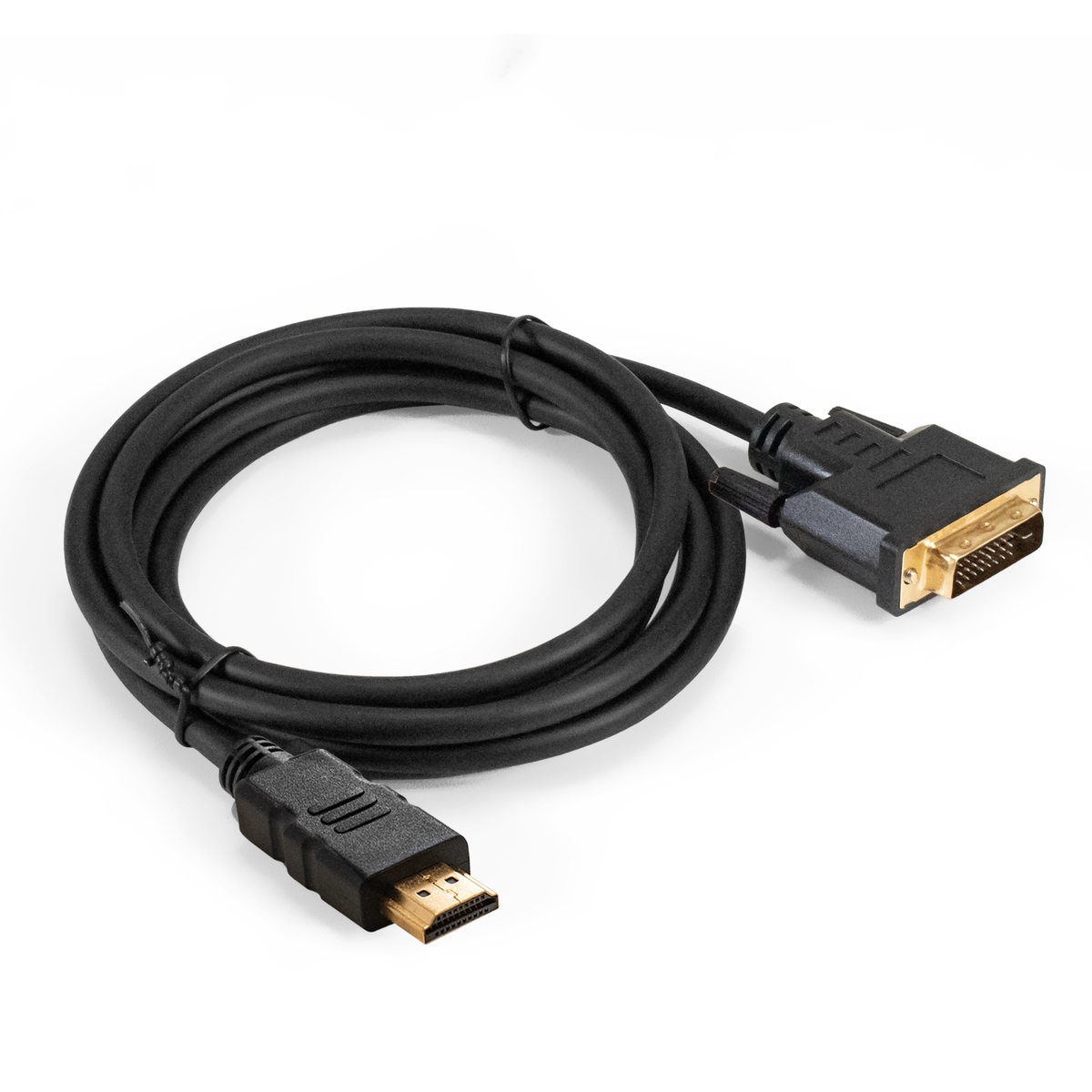 Кабель HDMI(19M)-DVI-D(25M), 2 м, черный Exegate EX-CC-HDMIM-DVI2M-2.0 (EX294673RUS)